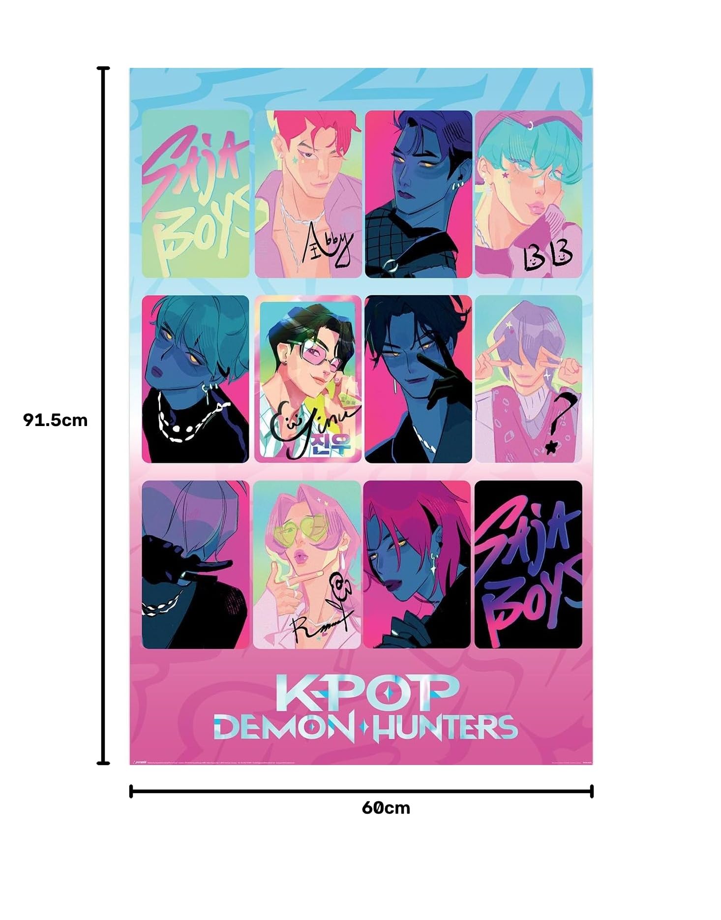 Amazon.co.jp: Pyramid International K-Pop Demon Hunters ポスター