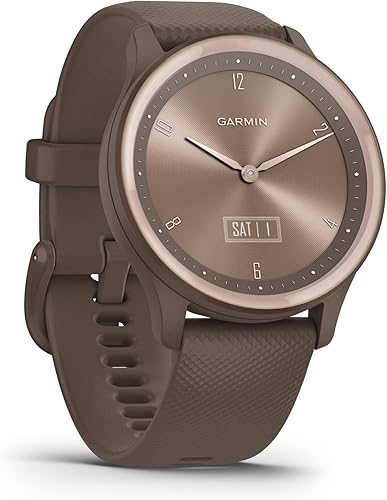 Miniatura 21 de Garmin G010-N2566-01 Vivomove Sport - Reloj inteligente híbrido de salud y bienestar con pantalla táctil, color marfil, certificado (renovado)