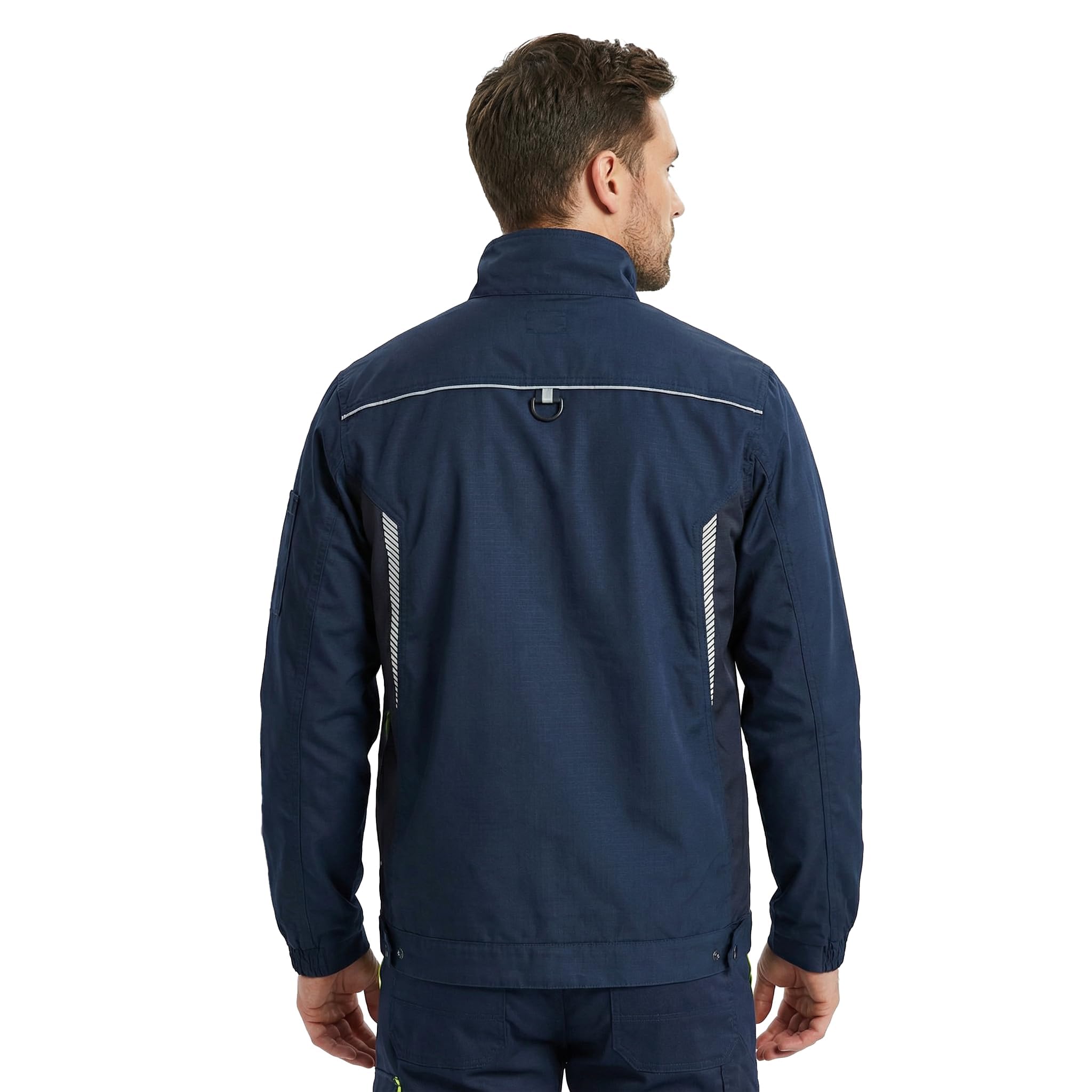 BWOLF DRIFT Veste de Travail Homme Été Veste de Travail Homme Printemps Eté Automne Veste de Travail Ripstop avec de nombreuses poches