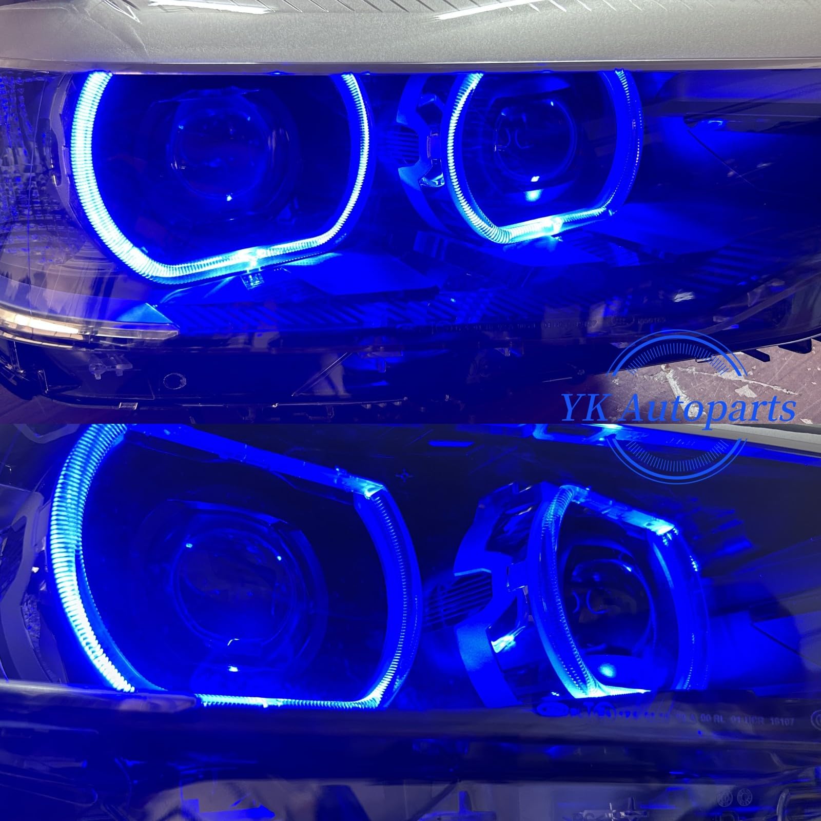 †  2Pcs CSL Yellow DRL Angel Eyes LED Boards Set Compatible with 2018