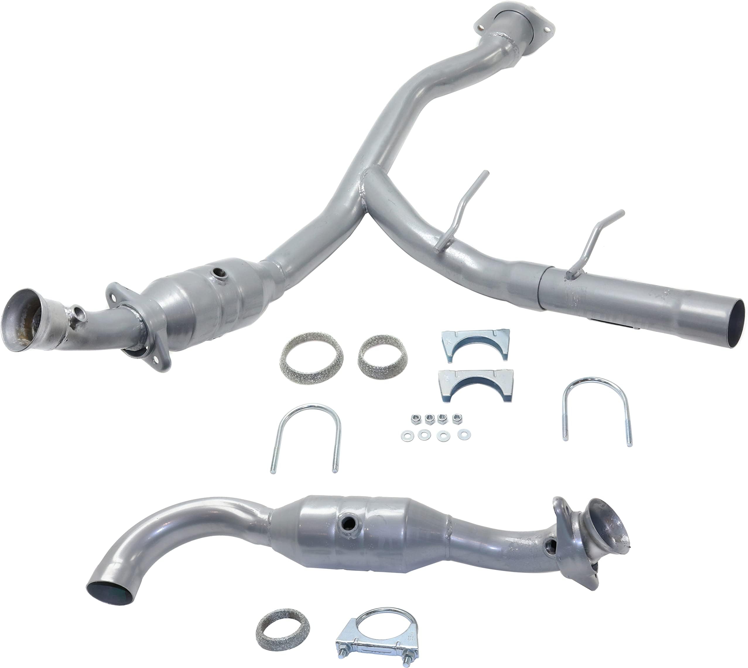Evan Fischer Catalytic Converter 46-State Legal, Set of 2 Compatible with 5.4L Engine 2009-2010 Ford F-150, 2007-2014 Expedition, Fits 2007-2013 Lincoln Navigator Driver and Passenger Side