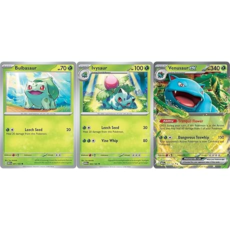 Venusaur ex 003/165 - Pokemon 151 - Double Rare - Evolution 3...