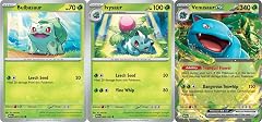 Venusaur ex 003 165 - Pokemon 151 - Double Rare - Evolution 3 Card Set - Charmander Charmeleon