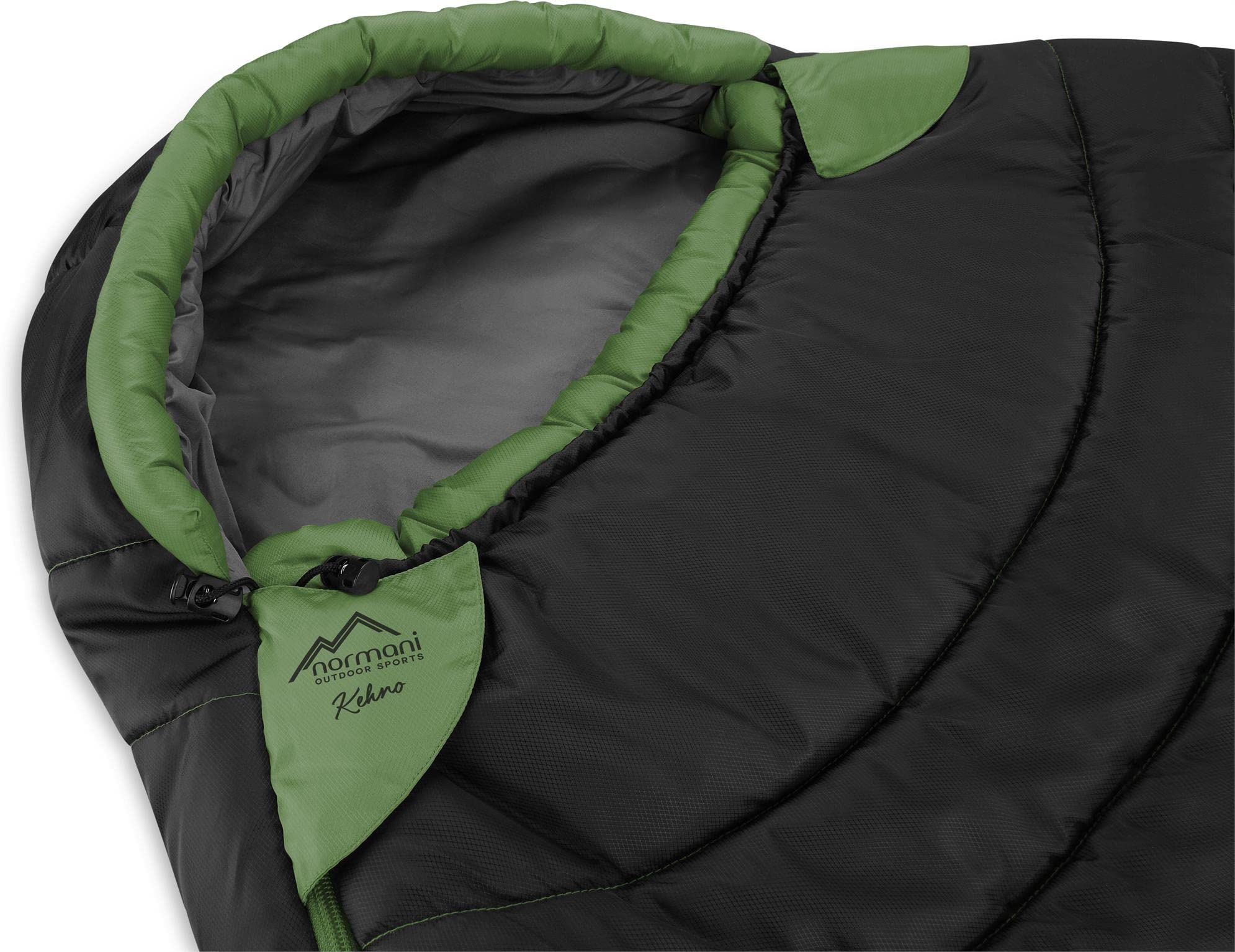 Premium Biwack-Schlafsack wasserdicht mit EXTRA Arm- und Beinöffnungen und Wärmekragen- 3D High Insulation Loft H4-300 bis Minus 9°C Grad