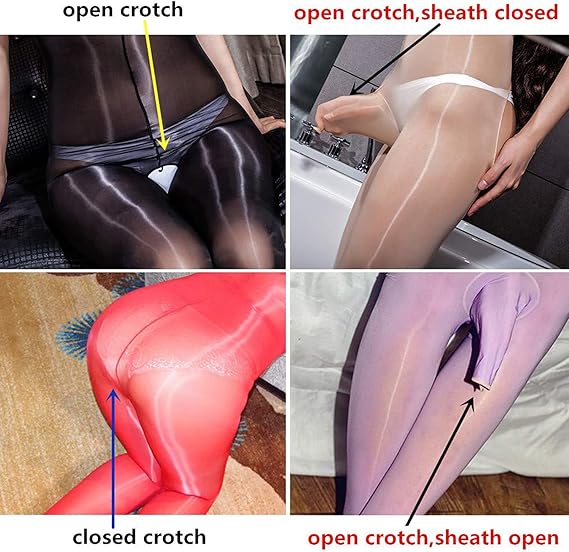 BESYFAY Damen Herren 8 Den Ärmellose Nylon Bodystocking UltradüNn Glanz  Glatt GanzköRper Strumpfhose mit Penishülle : Amazon.de: Drogerie &  Körperpflege