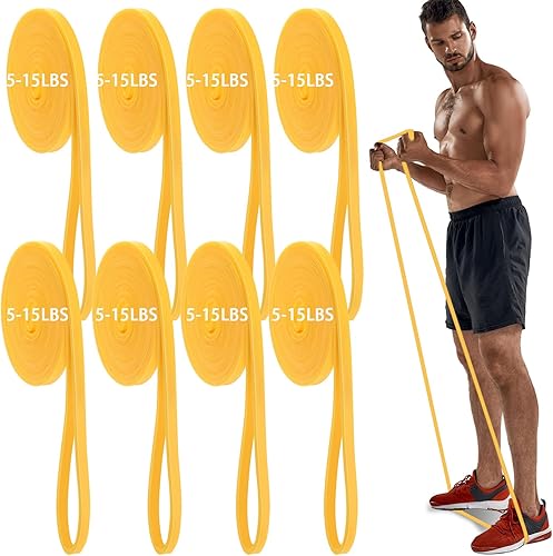 8 bandas de resistencia para dominadas, bandas de asistencia para ejercicios y entrenamiento muscular, terapia física, entrenamiento muscular,