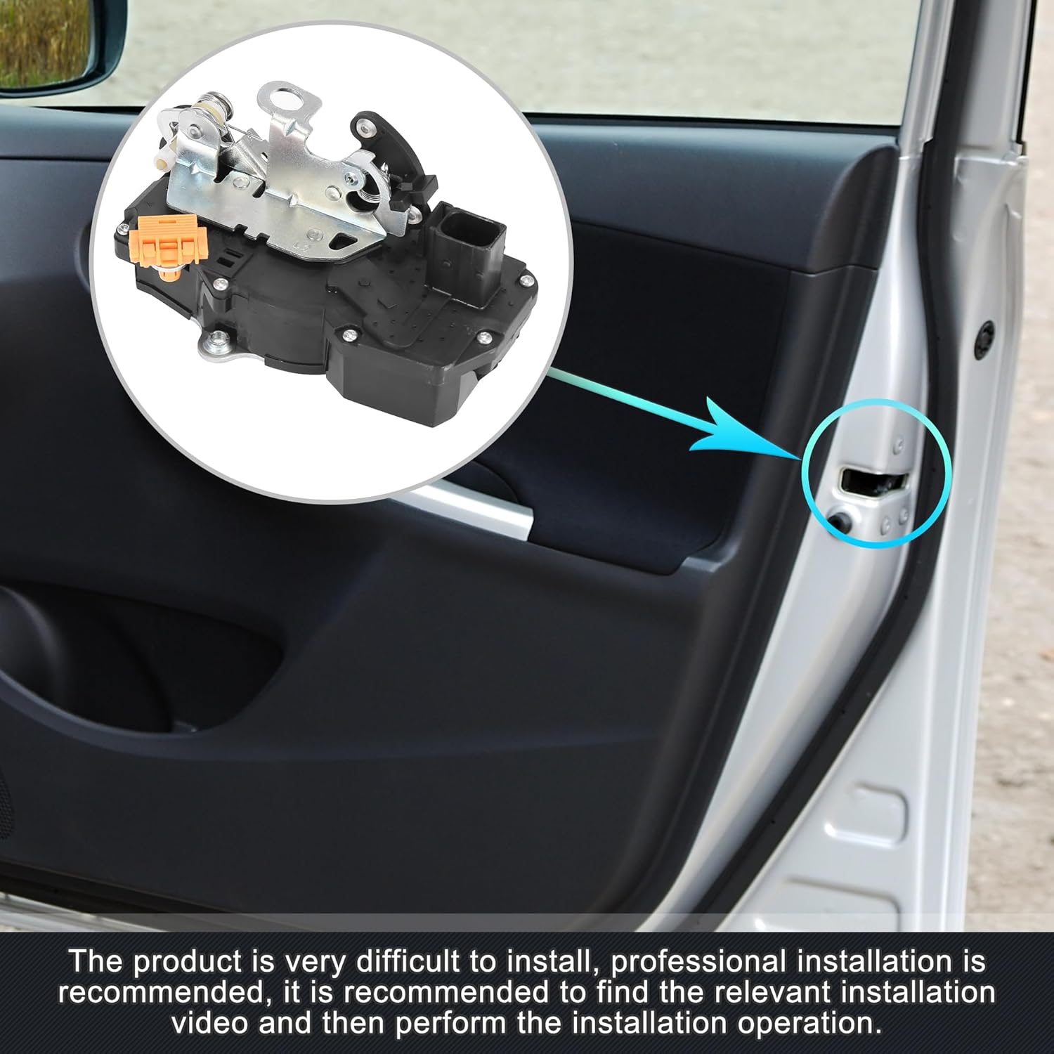 X AUTOHAUX Power Door Lock Actuator Motor Rear Left Side 931-108 for Cadillac Escalade 2007-2014 for Chevrolet Suburban 2500 2007-2009