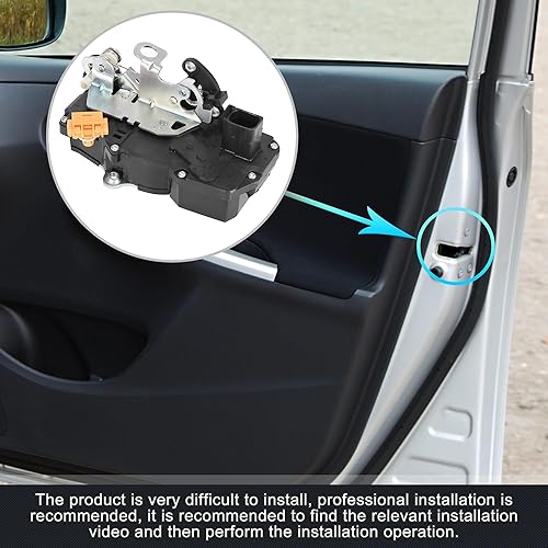 Miniatura 2 de X AUTOHAUX Motor de actuador de cerradura de puerta eléctrica Lado trasero izquierdo 931-108 para Cadillac Escalade 2007-2014 para Chevrolet