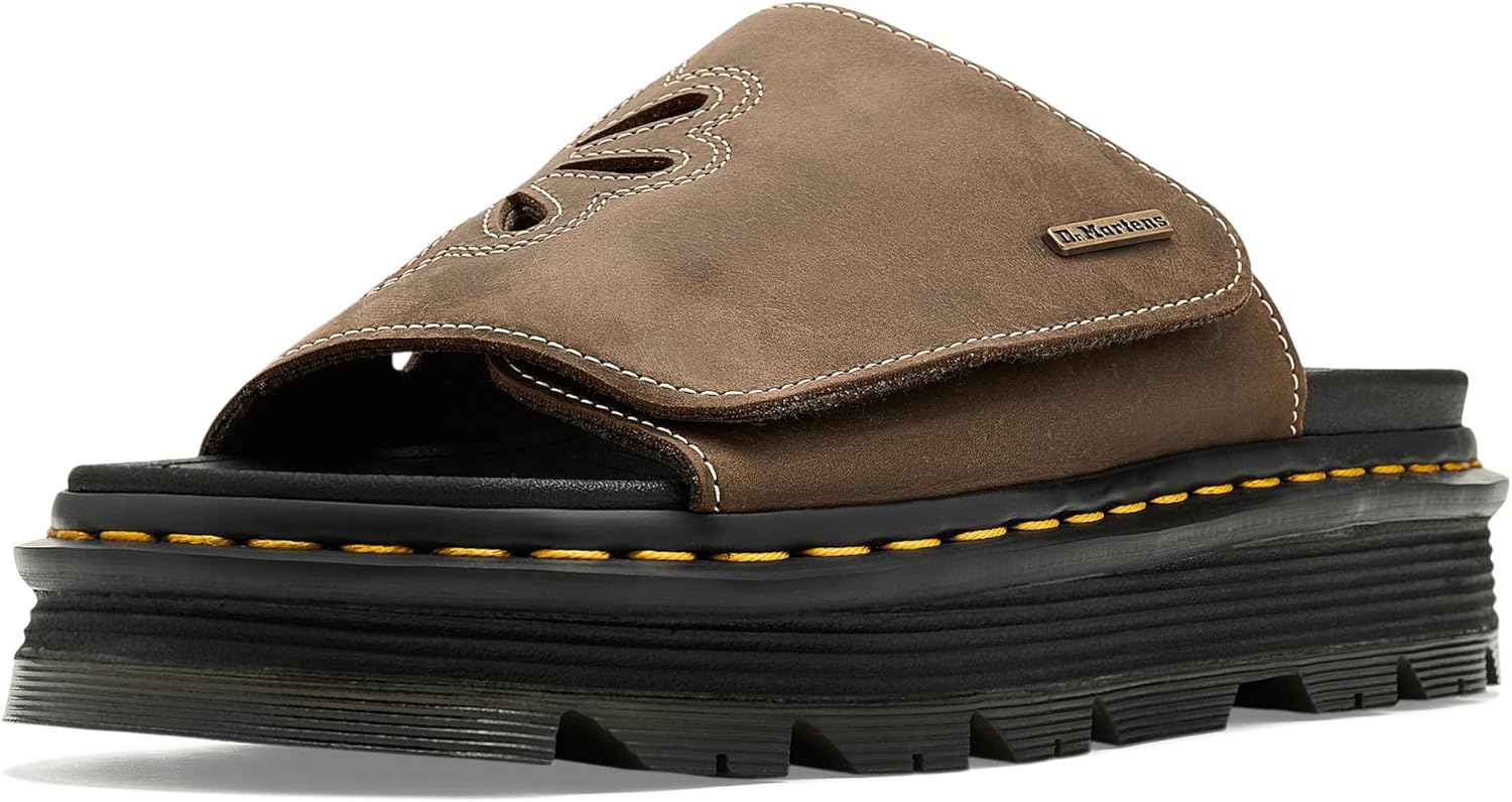 Dr. Martens unisex-adult Zebzag Flower Slides