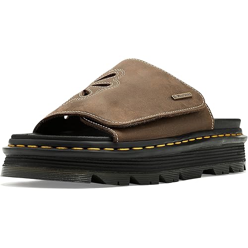 Dr. Martens unisex-adult Zebzag Flower Slides