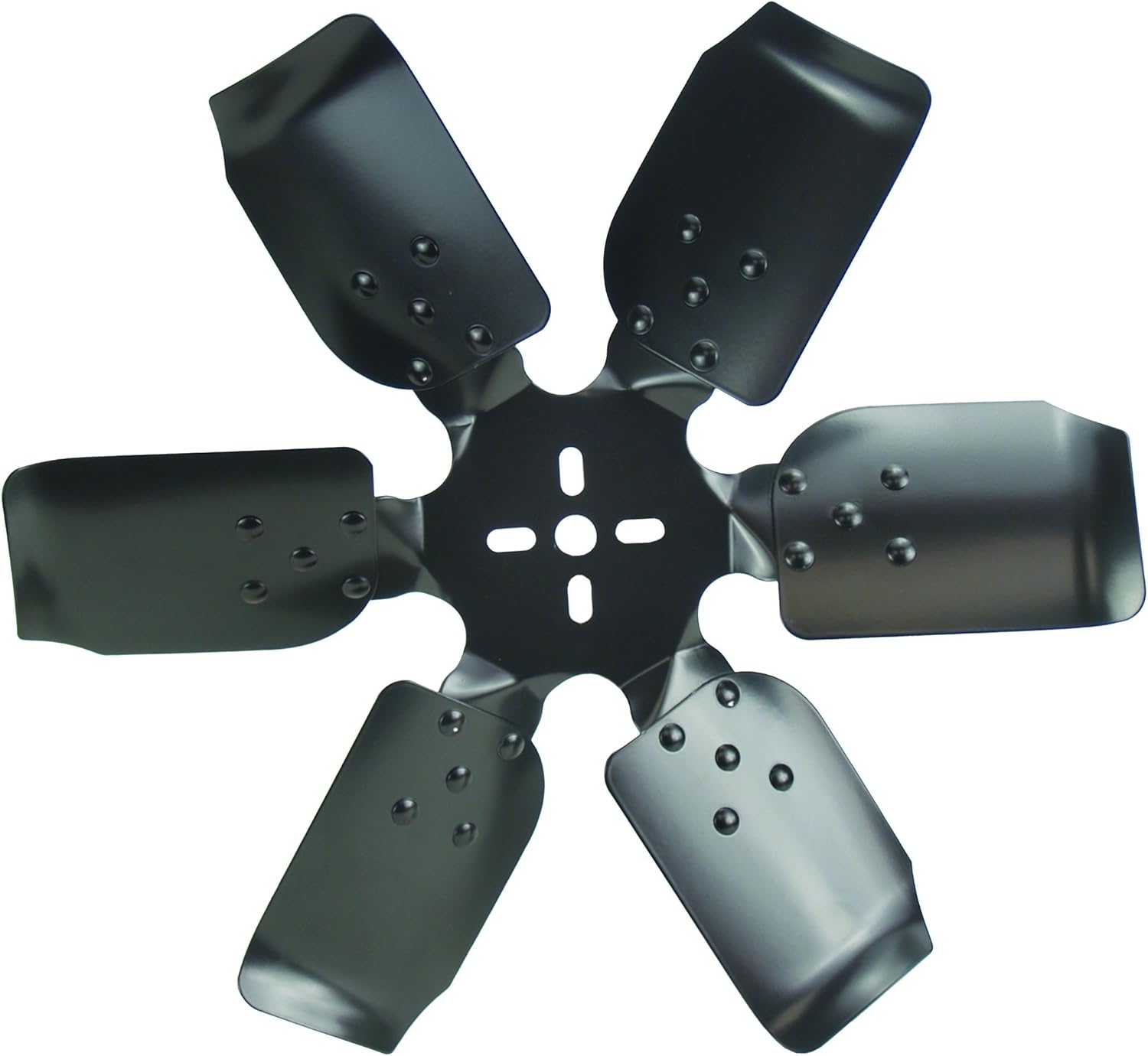 Derale 17318 Heavy Duty Fan Blade Series 1000 18" Steel Rigid Race Belt Driven Fan Standard Rotation