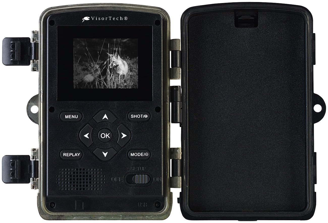 VisorTech Wildtierkamera: WLAN-Full-HD-Wildkamera mit 120°-PIR, Nachtsicht, 6 Mon. Stand-by, App (Wildtierkamera Nachtsicht, Nachtkamera Tiere, IP)
