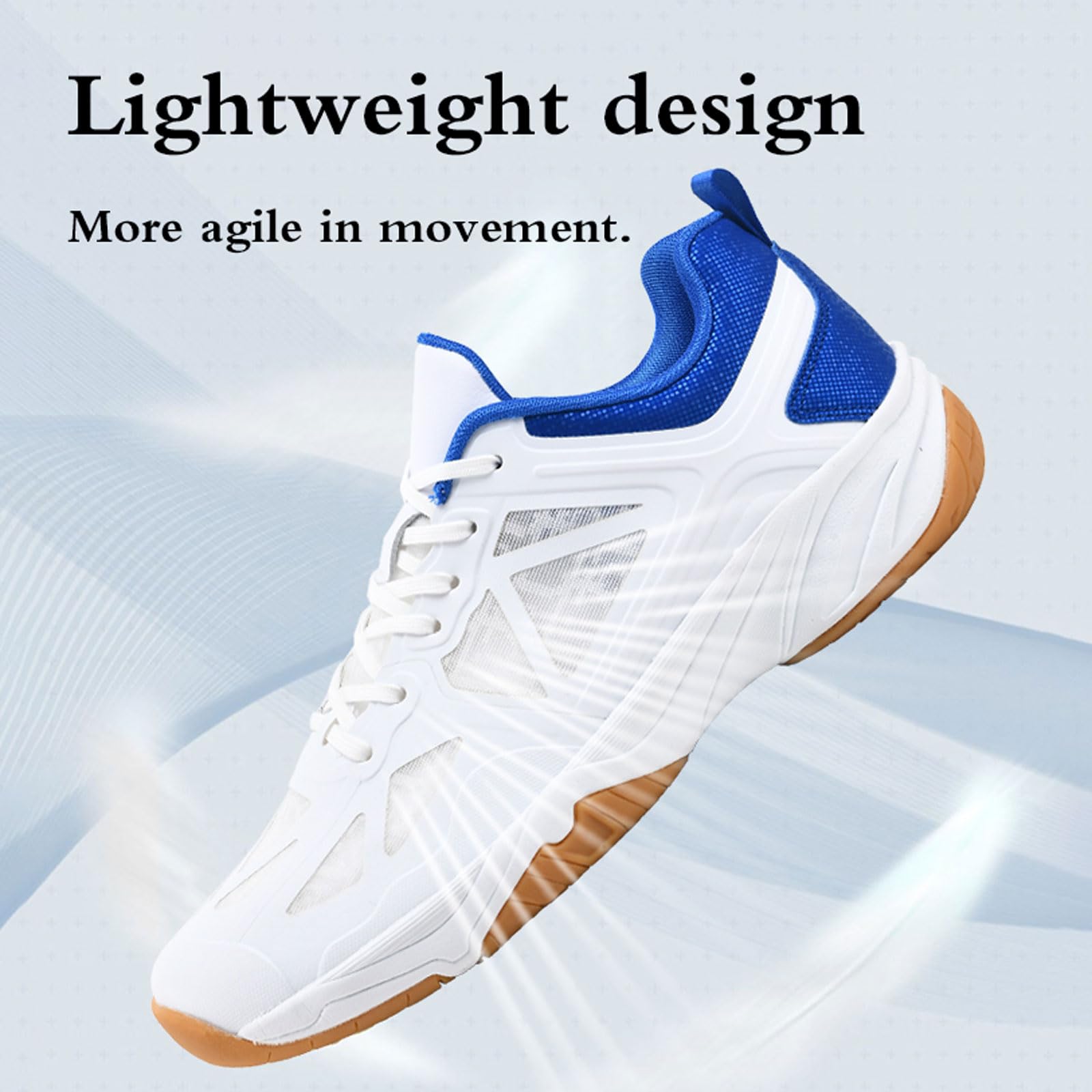 Męskie damskie buty treningowe na korcie, buty do siatkówki, buty do badmintona, buty do siatkówki unisex, oddychające, wygodne na co dzień, do treningu na korcie, do gry w pikleball