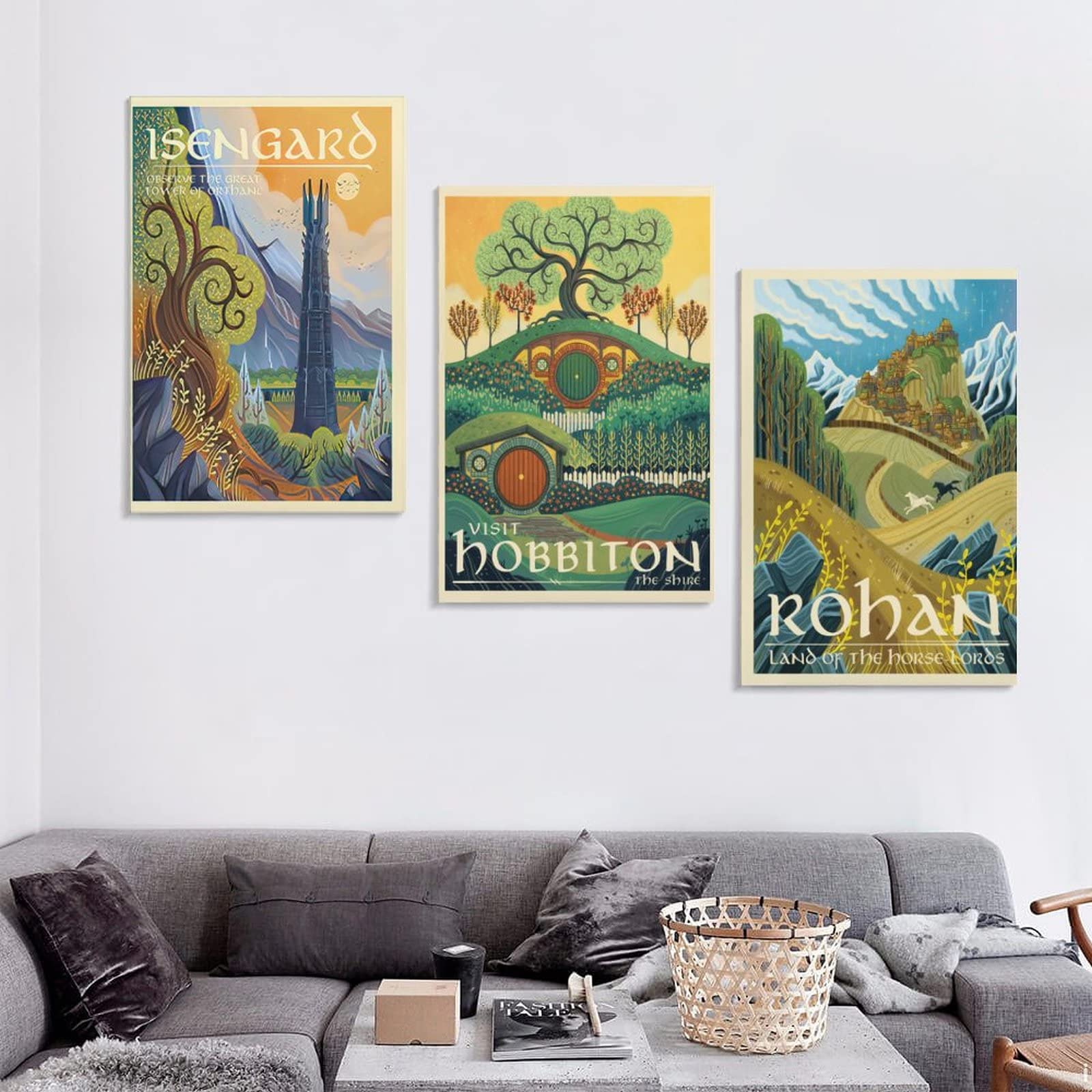 Poster Toile "The Land Before Time" - Décoration Murale Vintage 30 X 45 Cm, Sans Cadre - Pour Salon, Chambre