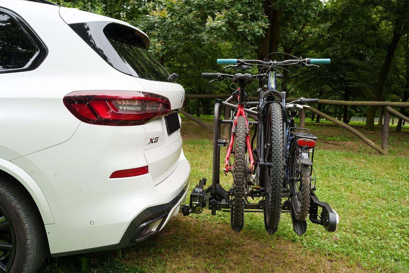FARAD Portabicicletas para Gancho de Remolque Susa para Bicicletas también E-Bike y Fat-Bike (3 Bicicletas)