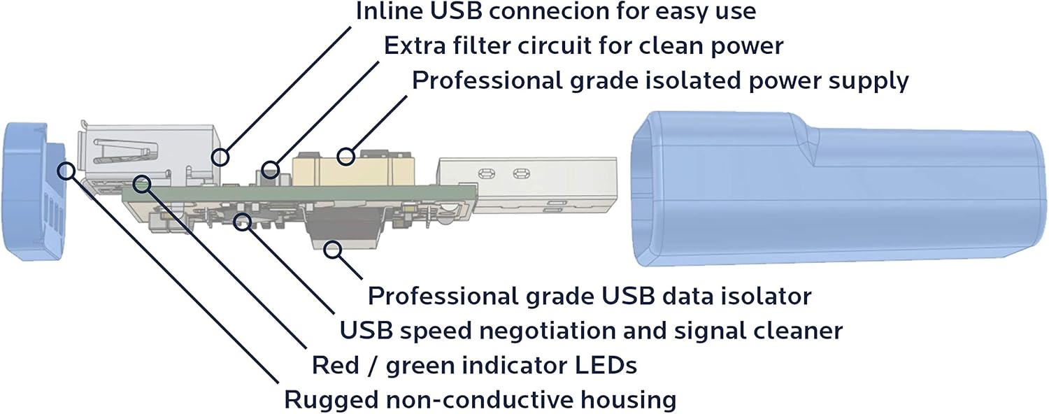 USB Data and Power Isolator (FEN-0003)