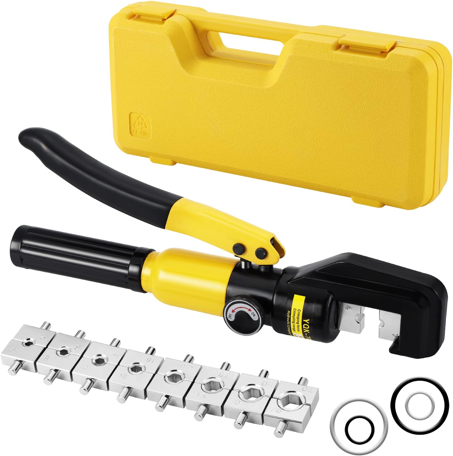 HSEAMALL 8Tons Hydraulic Crimping Tool