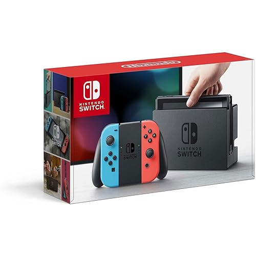 Nintendo Switch – Neon Red and Neon Blue Joy-Con (Renewed)