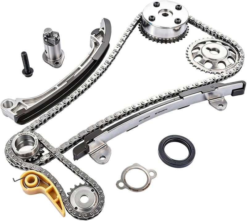 Kit de corrente de distribuição TK922 com engrenagens VVT GELUOXI para Toyota, Lexus, Scion e Pontiac – Conjunto