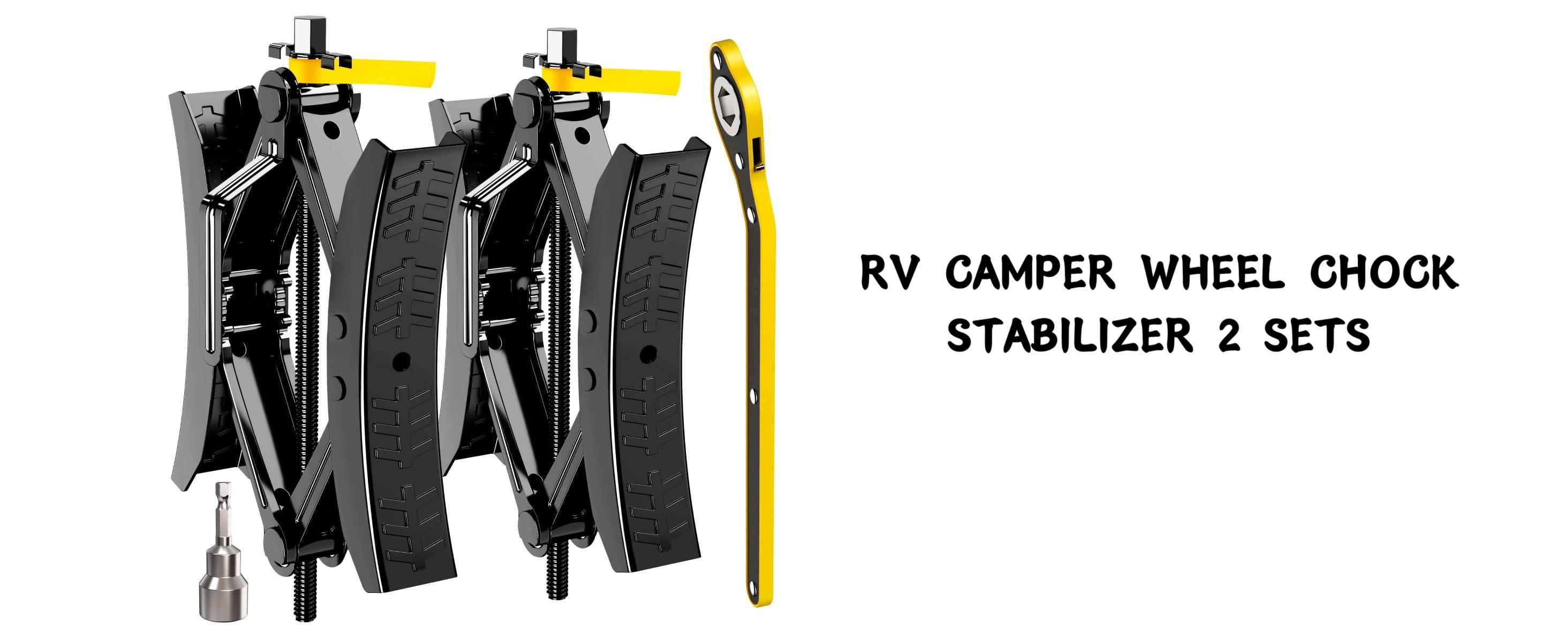Amazon.com: CircleRoad Camper Wheel Chock Stabilizer 2 Sets