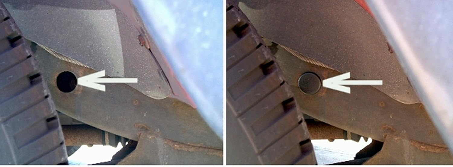 Jeep Wrangler TJ Frame Hole Cover Plugs keep out mud fit all 1997 through 2006 Models