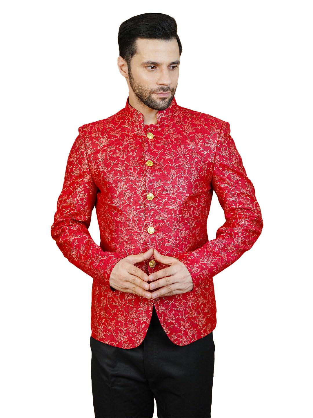 Mens Banarasi Rayon Bandhgala