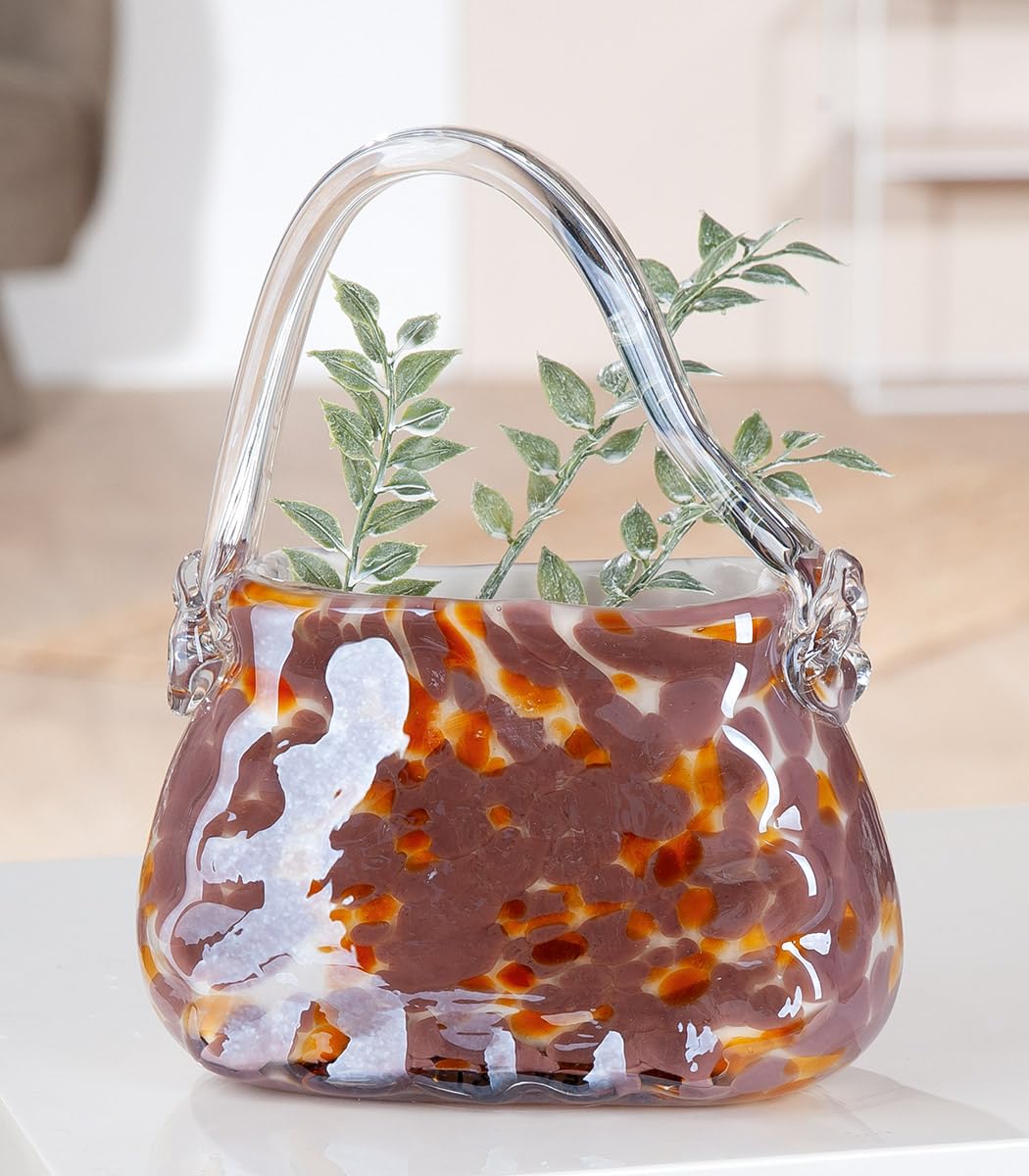 Vase en verre décoratif idée cadeau design pour crémaillère lot de 2