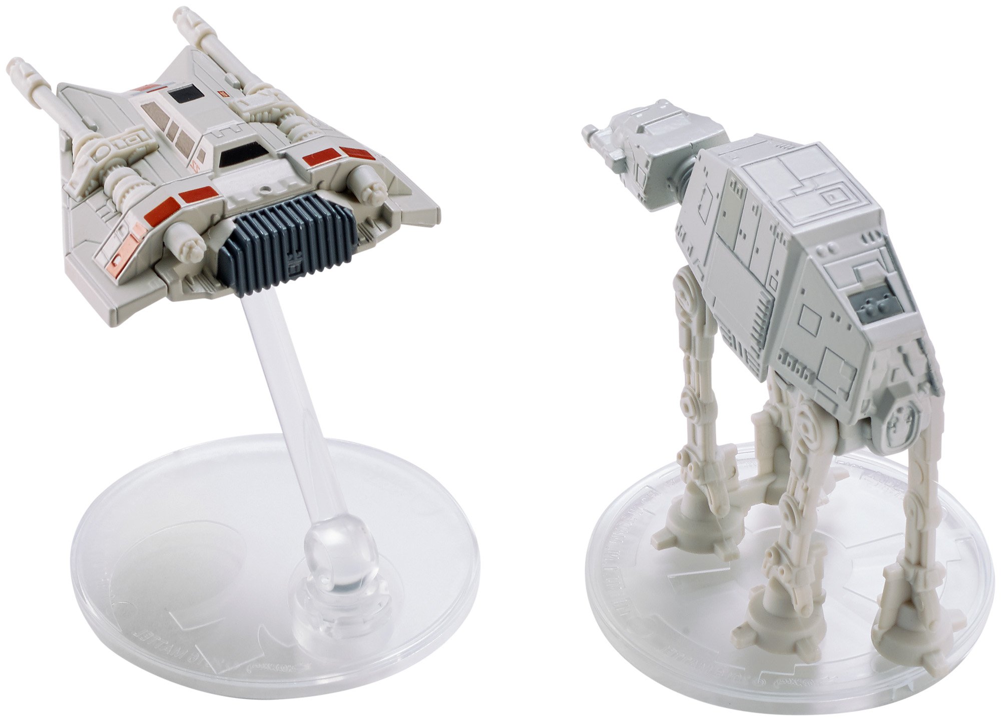 Hot Wheels Star Wars at-at vs. Rebel Snowspeeder Vehicles, 2 Pack