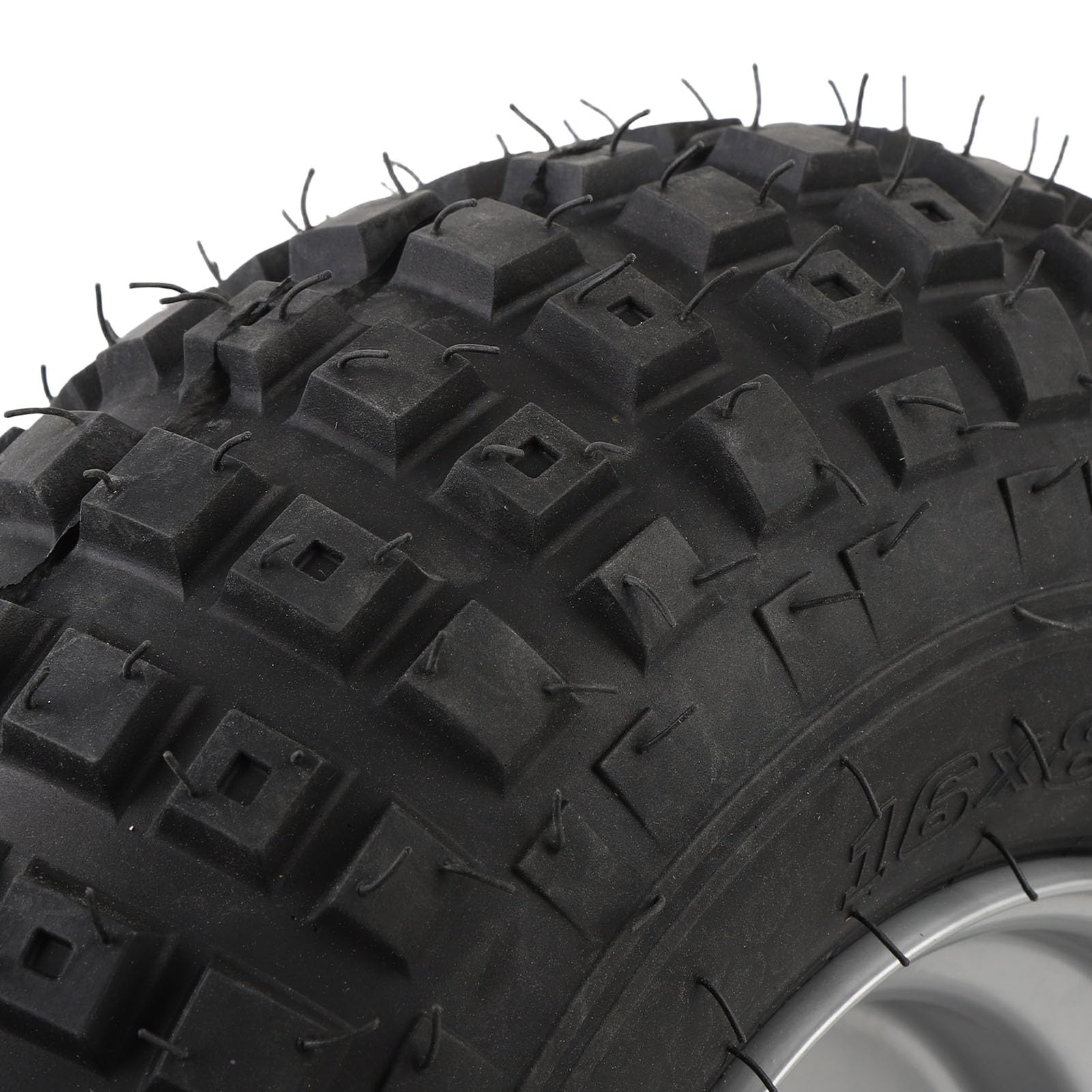 Tbest 16X8 7 Opona 3 Otwory Obręczy 6PR Doskonała przyczepność na Drodze 7 Cali ATV UTV Koło do Gokart Wózek Golfowy Kosiarka Ogrodowa