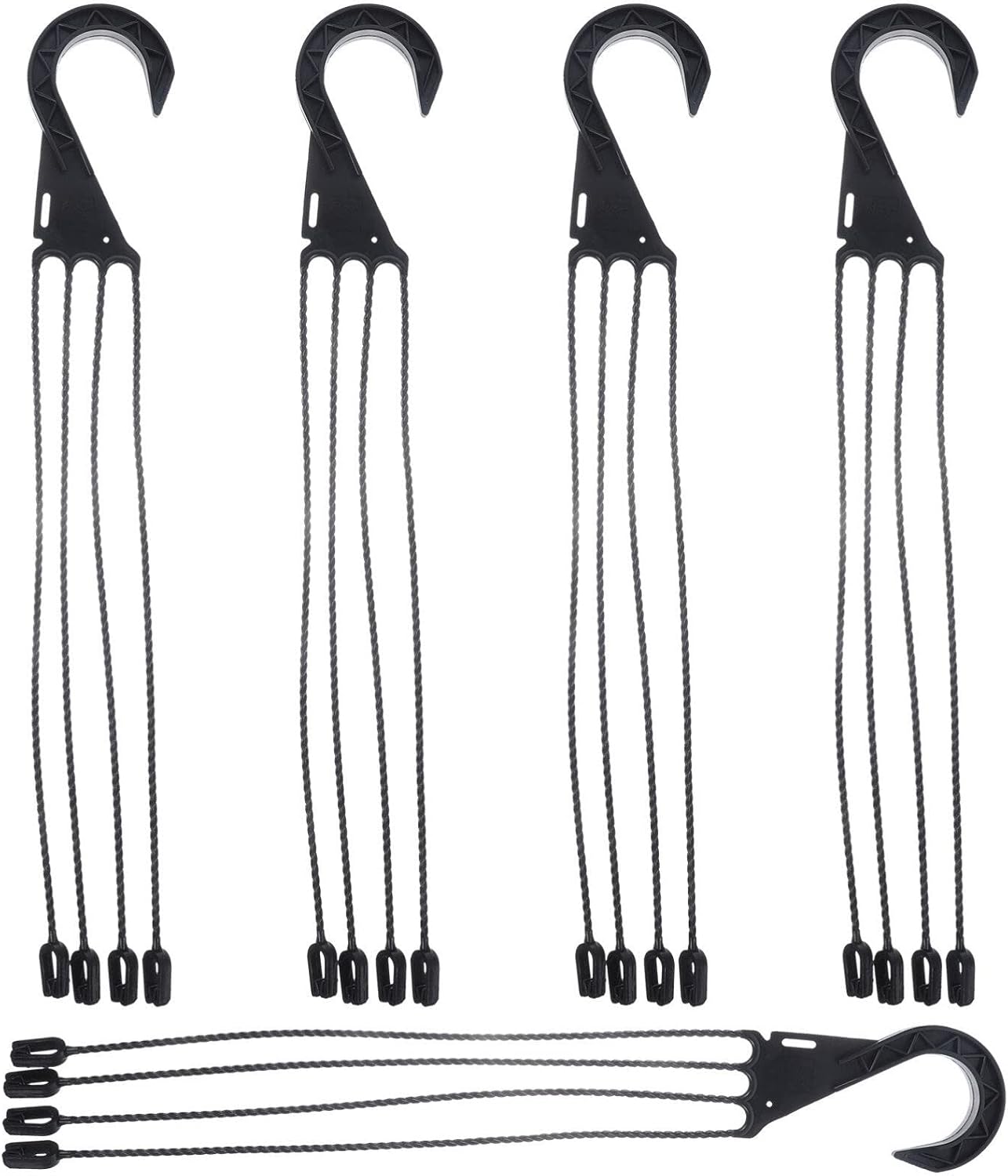 Yardwe 5pcs Hanging Chain with Hooks Plastic Flower Chain