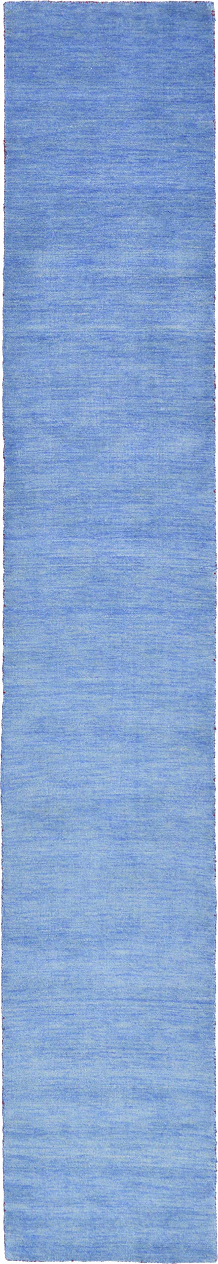 Unique Loom Solid Gava Collection Area Rug, 2' 9 x 16' 4, Light Blue