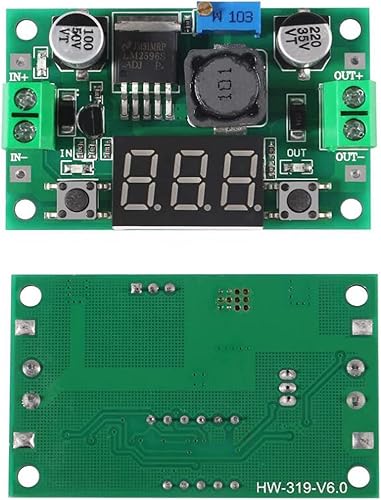 Miniatura 2 de DIANN 2 unids LM2596 ajustable DC-DC Step Down Buck Power Convertir Módulo con pantalla LED Voltímetro 4.0-40V a 1.5-35V