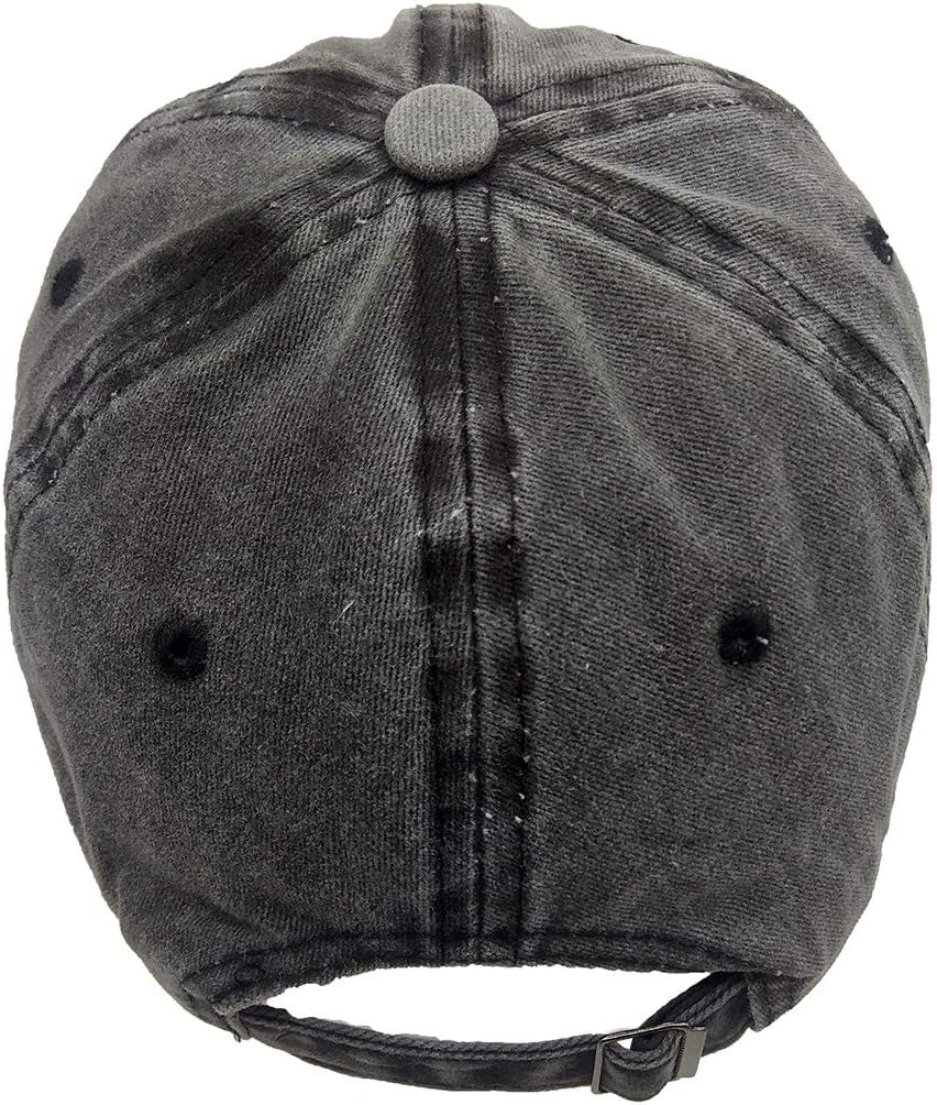 OASCUVER Cat Mom Hats, Mama & Papa Bear Baseball Cap Denim Cotton Adjustable Unisex Hat - Image 5