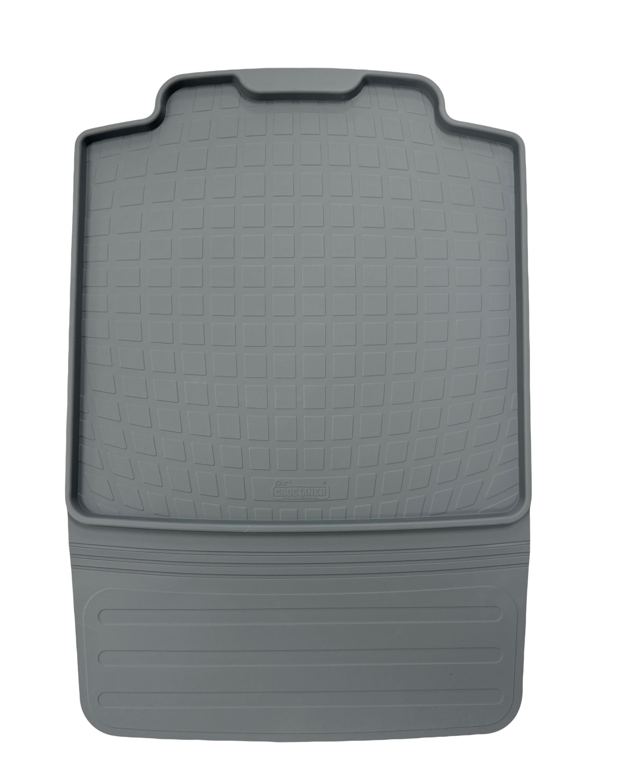 Croc Liner Premium Car Seat Protector with Spill-Resistant and Latch-Compatible Design, Grey