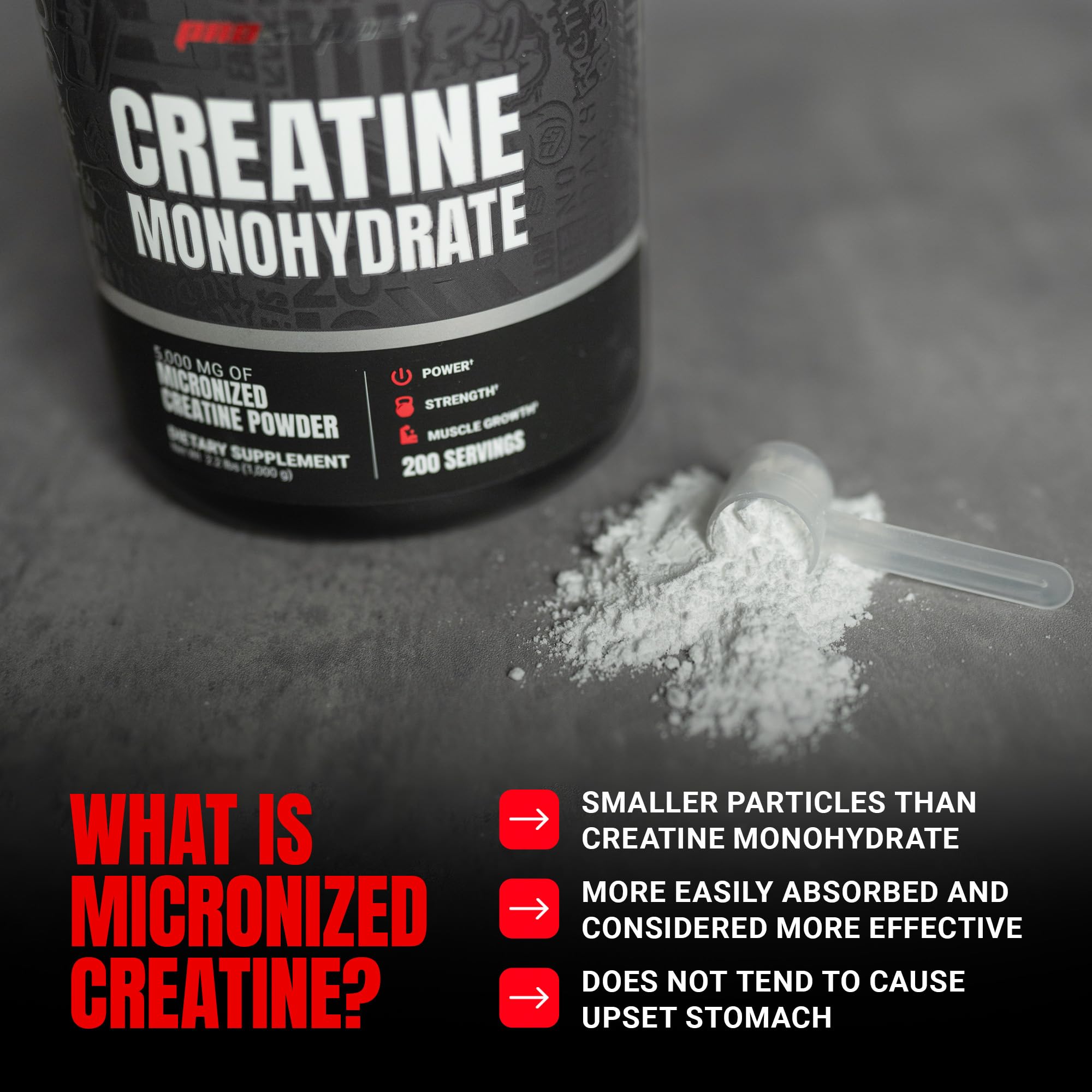 ProSupps Creatine Monohydrate Powder for Men & Women, Unflavored — Amazon image 4