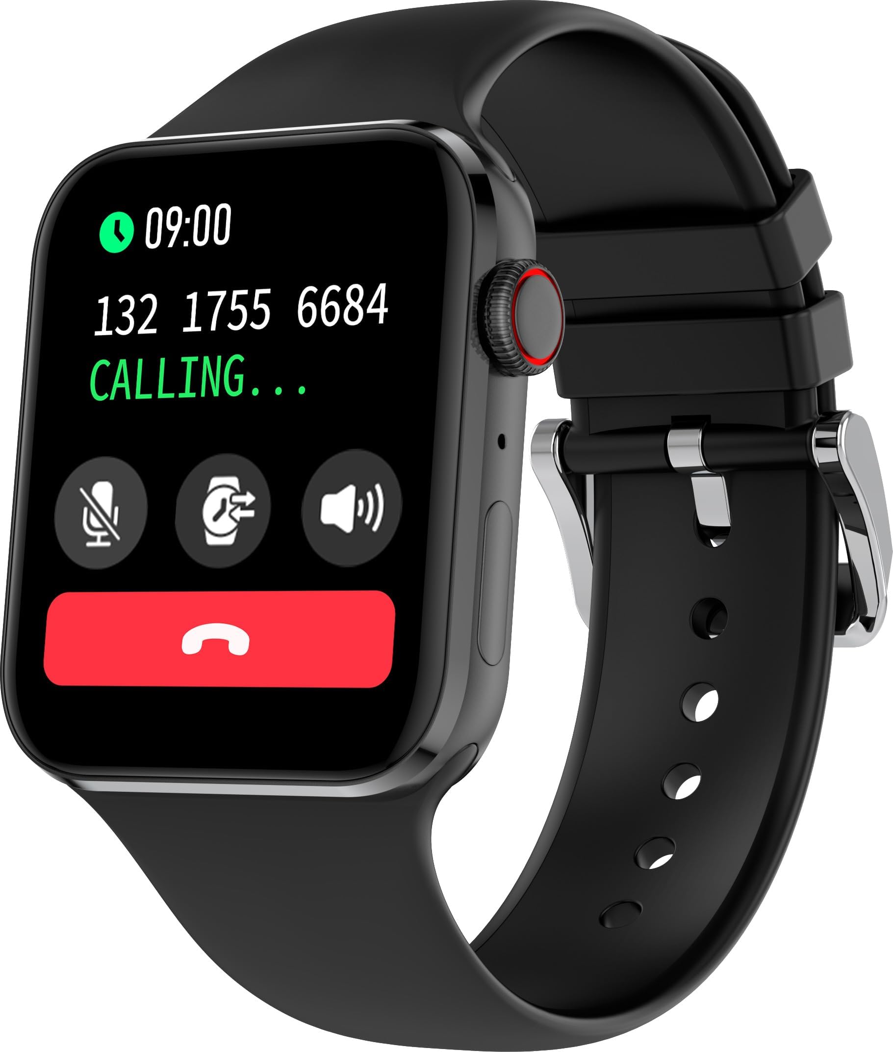 URBAN Fit S Smart Watch with Fitness Tracking, Heart Rate Monitor, Black (Black)
