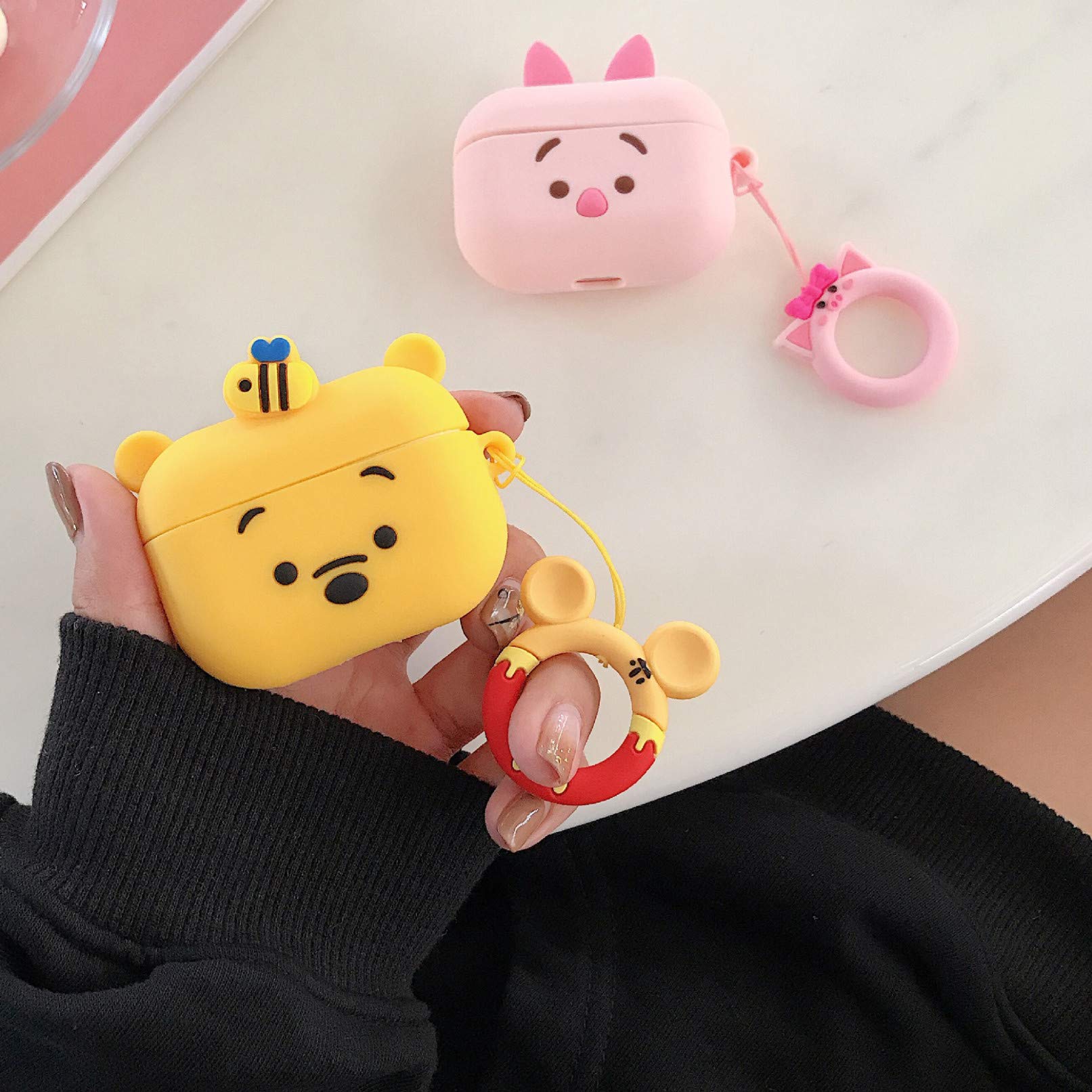 Amazon | くまのプーさん AirPods Pro ケース AirPods 1/2 ケース