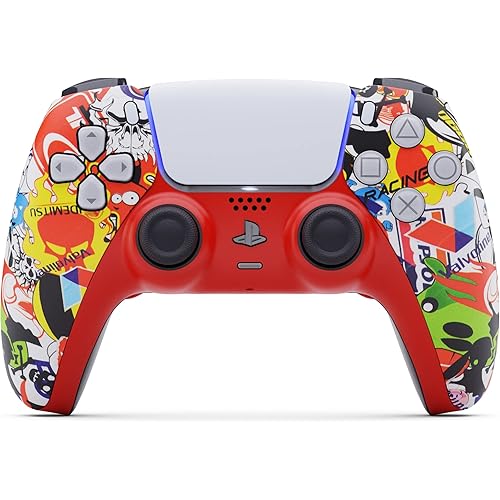 AimControllers PRO Controller compatible with PS5 Console & PC | Custommade Wireless Gaming Controller with 4 Back Remappable Paddles | Gaming Accessories Electronics | Stickerbomb
