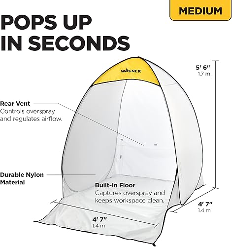 Miniatura 20 de Wagner Spraytech C900051 HomeRight - Cabina de pintura portátil para pintura en aerosol, estación de pintura de hobby, estación de pintura, tienda