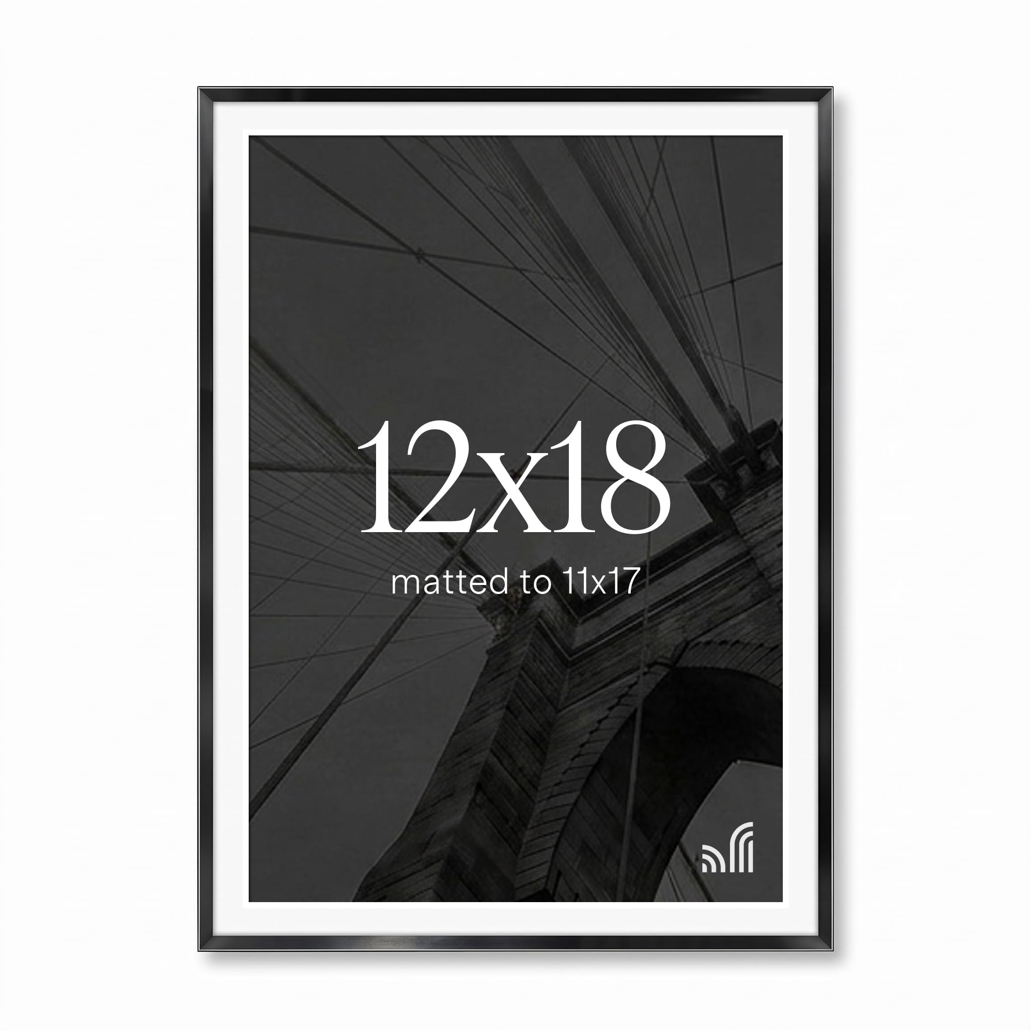 Americanflat black metal poster frame
