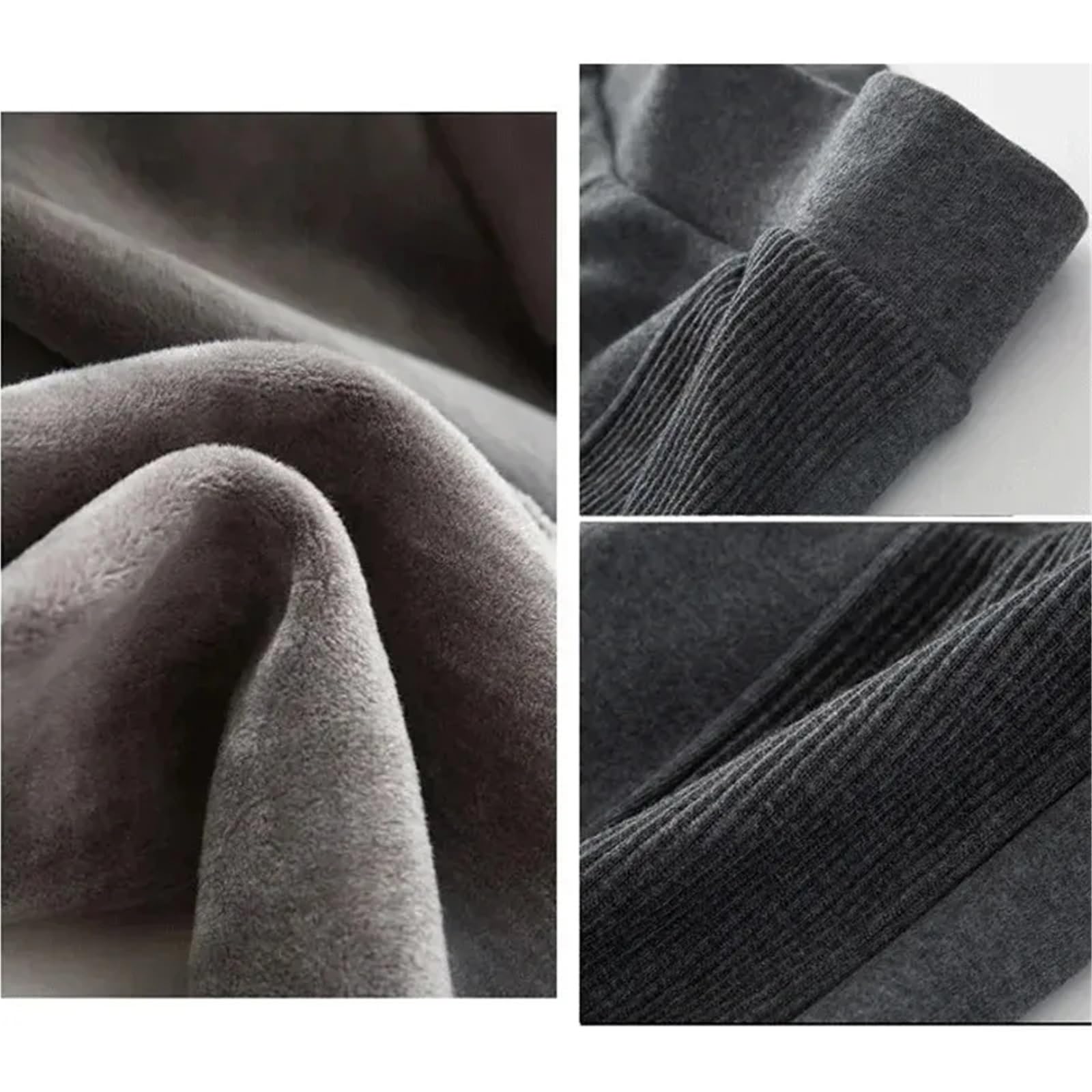 Mallas con corsé de Terciopelo Grueso for Mujer, Pantalones de chándal de Fitness góticos de Cadera Grande, calzas cálidas de retales de Calle for Invierno 2024(Light Gray,L 47-55kg)