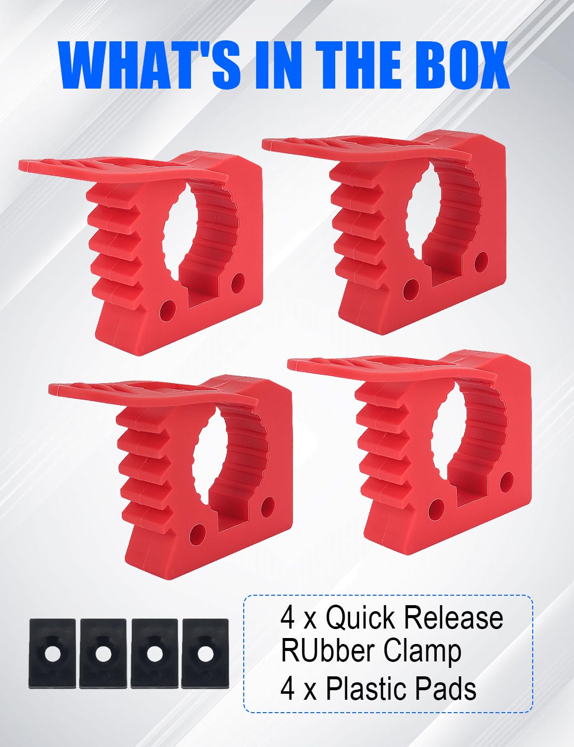 4 PCS Shovel Holders for 1-1/5 inch to 1-1/2 inch Tools, Red — Amazon image 9