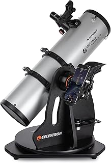 Celestron – StarSense Explorer 130mm Tabletop Dobsonian Smartphone App-Enabled Telescope – Works with StarSense App to Help You Find Nebulae, Planets & More – iPhone/Android Compatible