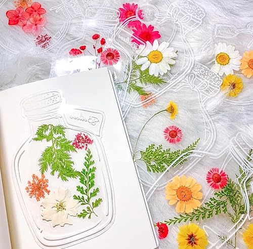 Bulk 80 Pack Pressed Flower Bookmark Craft Kits - 80