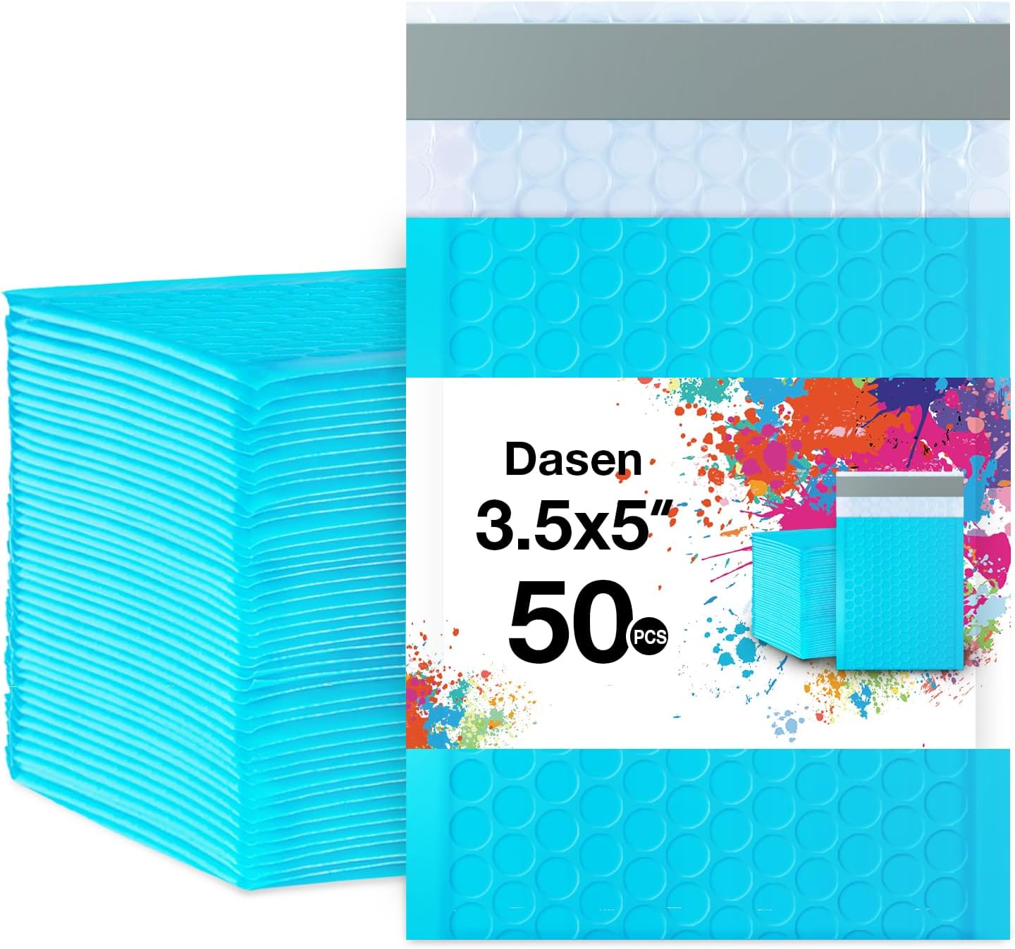 Bubble Mailers, 8.5x11 Inch Padded Bubble Mailers Pack of 50 Bubble Envelopes Opaque Self Seal Adhesive Waterproof Bags for Shipping and Packaging (Teal, 8.5x11-50Pc)
