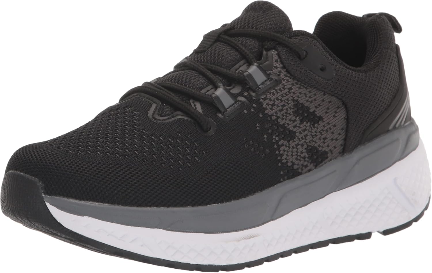 Propet Women's Propet Ultra Athletic Sneakers, Black/Grey, 13 XX-Wide US
