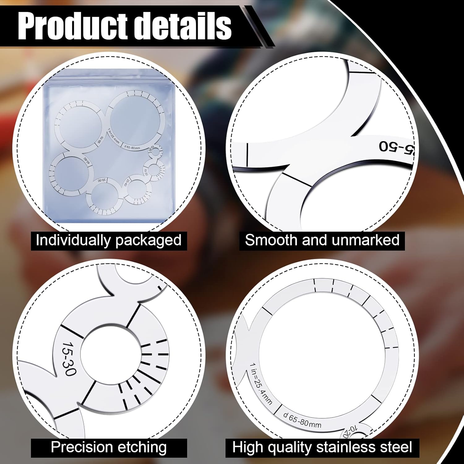 Leather Cutting Tools Corner Cutting Ruler Metal Circle Template Leather Corner Punch Round Leather Corner Cutting Ruler for Leather Projects LeatherCraft DIY Tool (Basic Style,1 Pack) : Arts, Crafts & Sewing