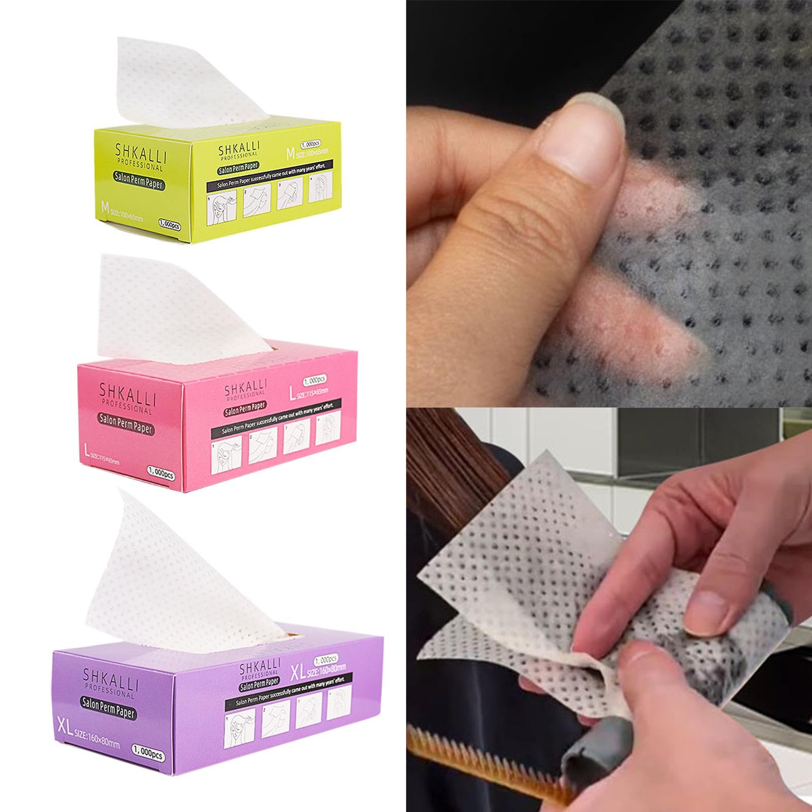Bnf 1000 Pieces Hair Perm Papers End Papers Salon Perm Paper for Home Salon Tool small Health & Beauty | Hair Care & Styling | Perms-picture-33