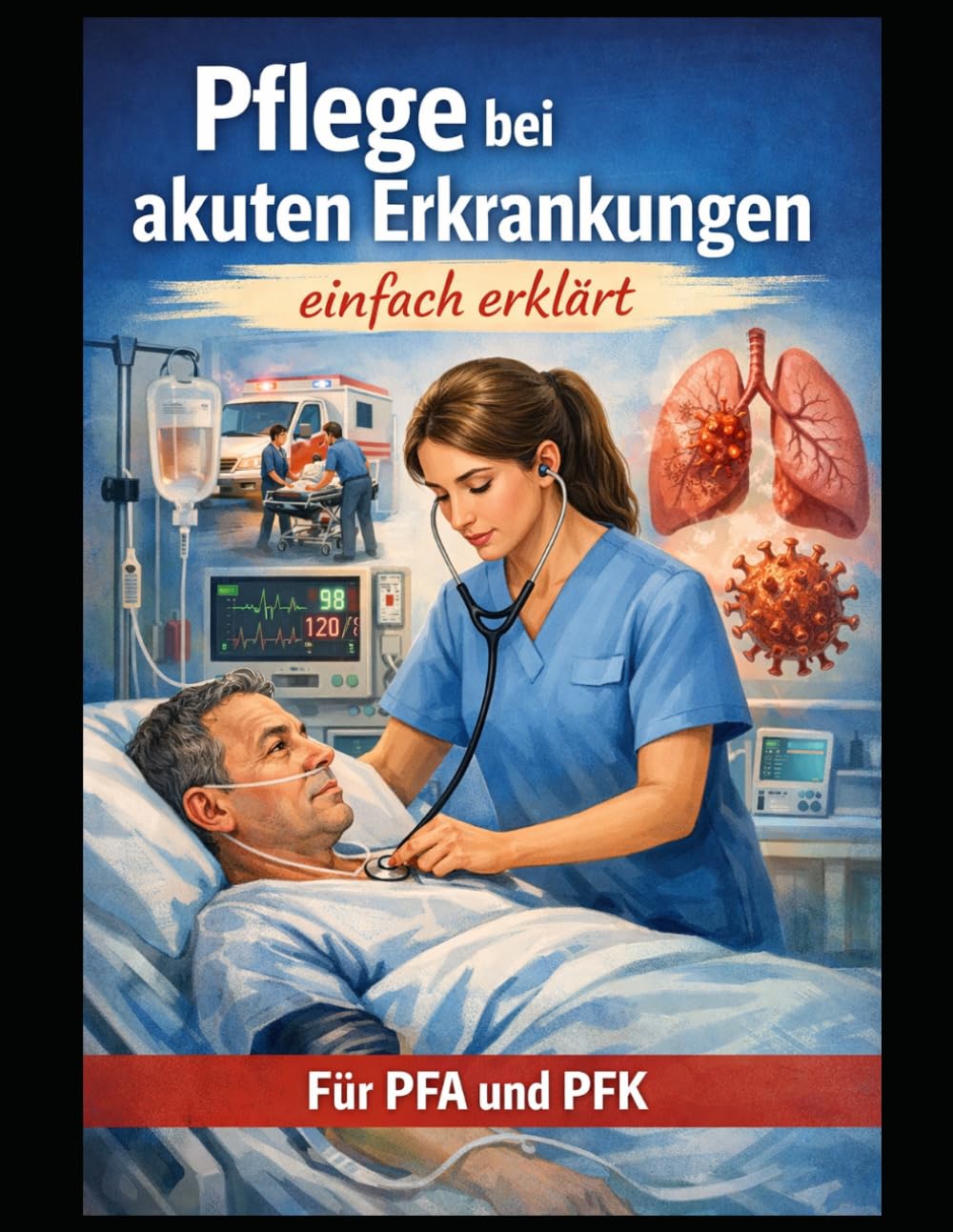 Pflege bei akuten Erkrankungen einfach erklärt: Für PFA und PFK (Einfach Lernen - Pflegeausbildung)