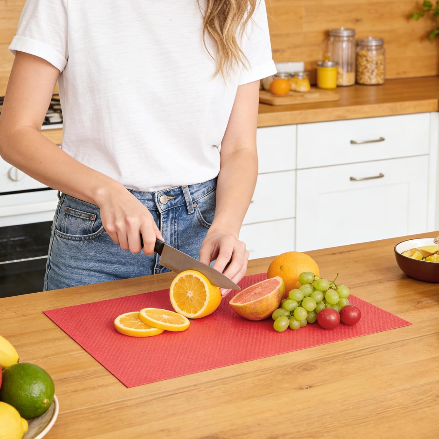 Kitchen Cutting Boards, 60 Pcs 17X12 In Disposable Plastic Mats, Non-Slip, Foldable, 4 Colors